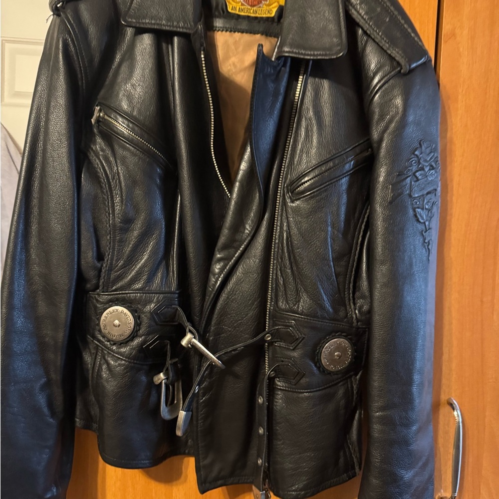 Black Leather Biker Jacket